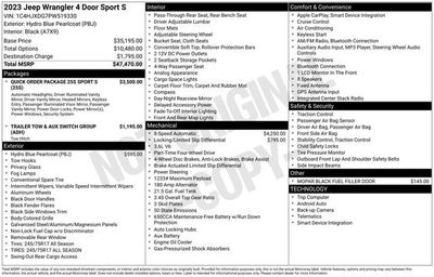 2023 Jeep Wrangler Sport S