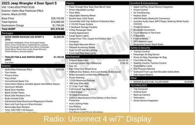 2023 Jeep Wrangler Sport S