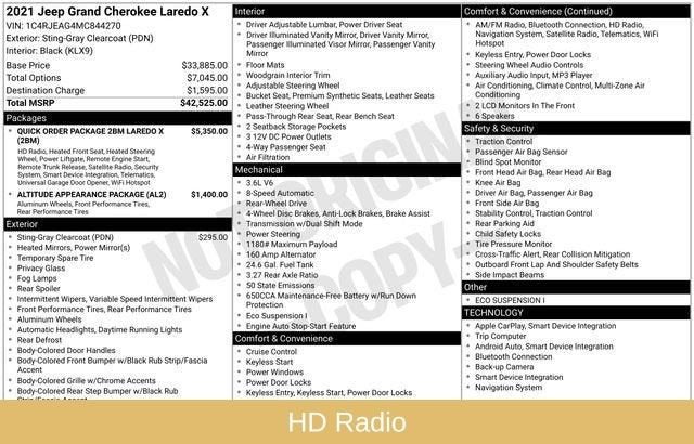 2021 Jeep Grand Cherokee Laredo X