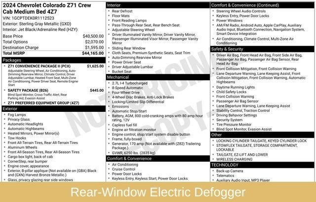 2024 Chevrolet Colorado Z71