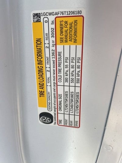 2026 Chevrolet Express Cargo WT