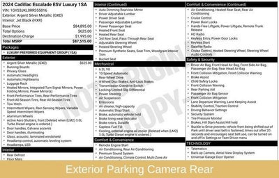 2024 Cadillac Escalade ESV Luxury