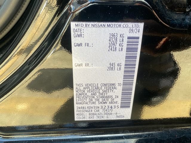 2025 Nissan Altima SV