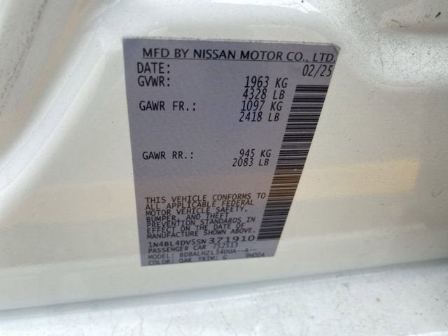 2025 Nissan Altima SV