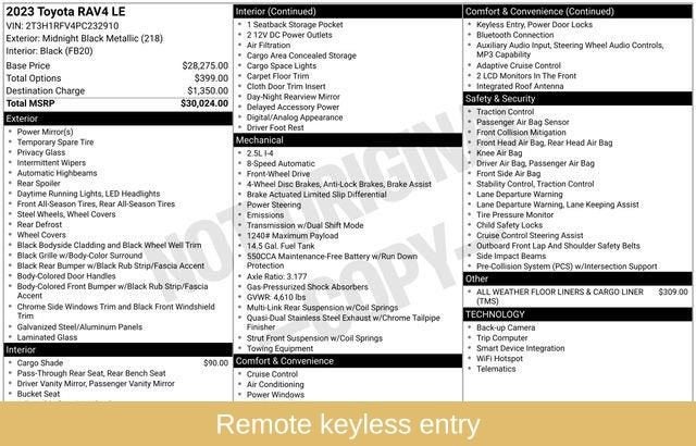 2023 Toyota RAV4 LE