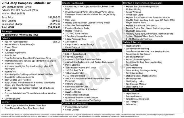 2024 Jeep Compass Latitude Lux