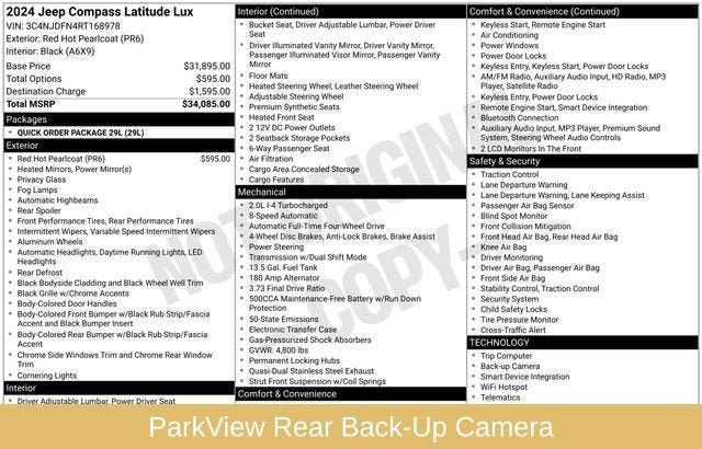 2024 Jeep Compass Latitude Lux