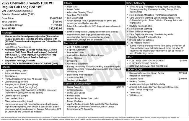 2022 Chevrolet Silverado 1500 WT