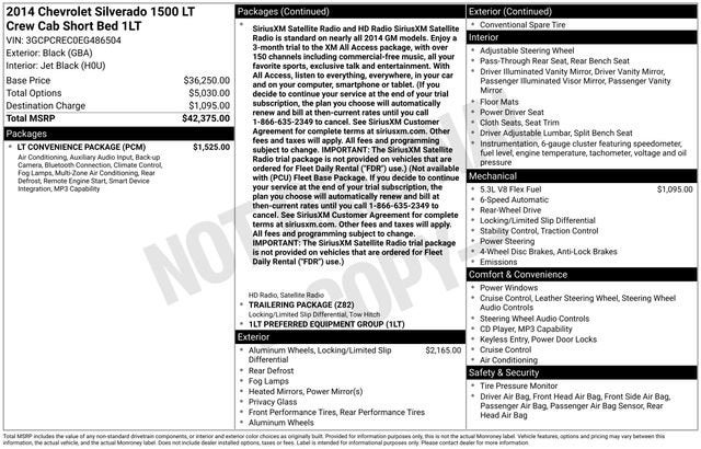 2014 Chevrolet Silverado 1500 LT
