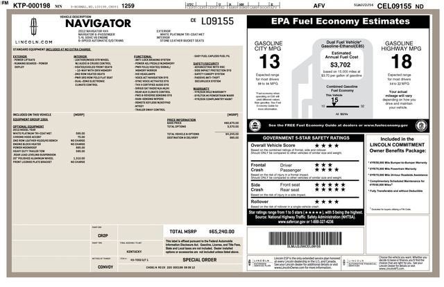 2012 Lincoln Navigator NA