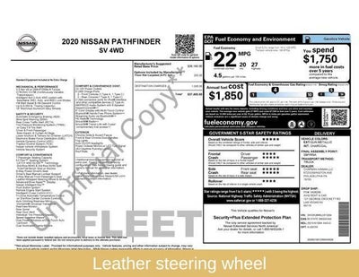 2020 Nissan Pathfinder SV