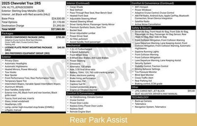 2025 Chevrolet Trax 2RS