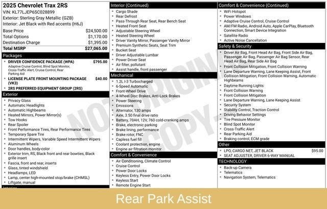 2025 Chevrolet Trax 2RS