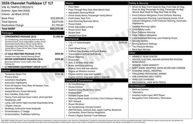 2026 Chevrolet Trailblazer LT