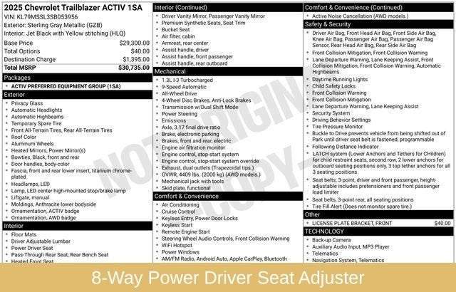 2025 Chevrolet Trailblazer ACTIV