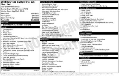 2024 RAM 1500 Big Horn