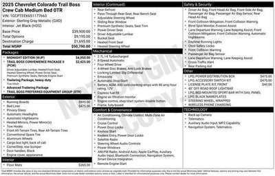 2025 Chevrolet Colorado Trail Boss