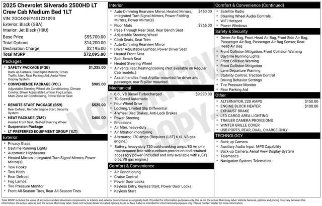 2025 Chevrolet Silverado 2500 HD LT