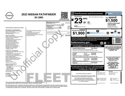 2023 Nissan Pathfinder SV