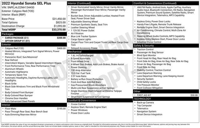 2022 Hyundai Sonata SEL Plus