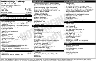2026 Kia Sportage SX-Prestige
