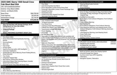 2025 GMC Sierra 1500 Denali