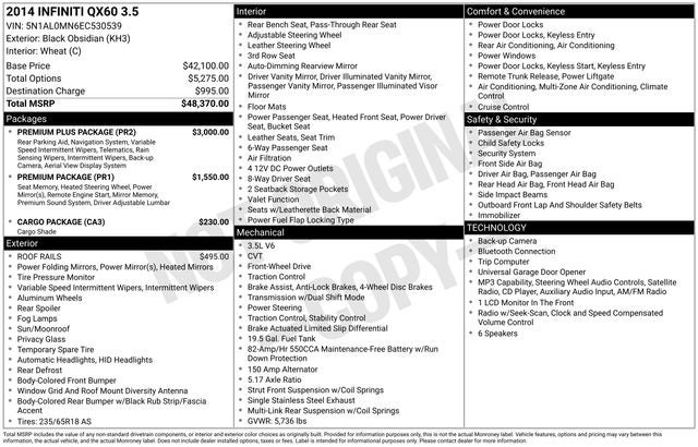 2014 INFINITI QX60 Base