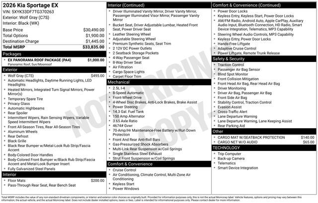 2026 Kia Sportage EX