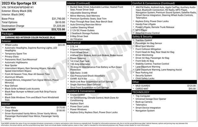 2023 Kia Sportage SX