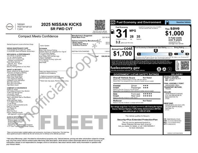 2025 Nissan Kicks SR