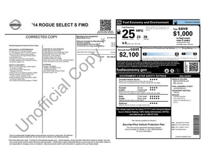 2014 Nissan Rogue Select S