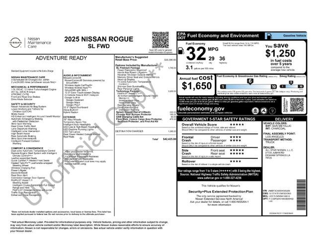2025 Nissan Rogue SL