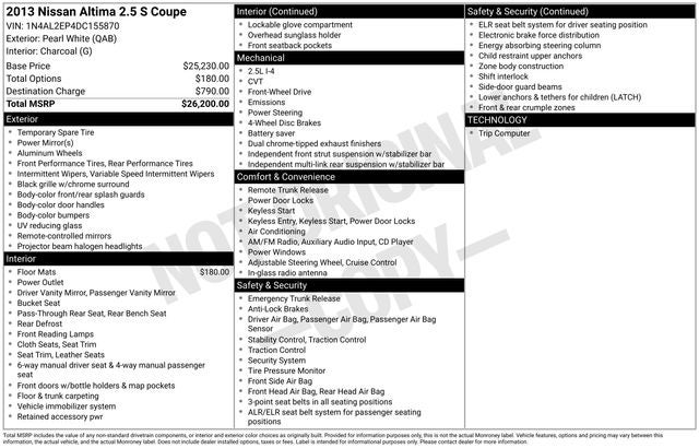 2013 Nissan Altima 2.5 S