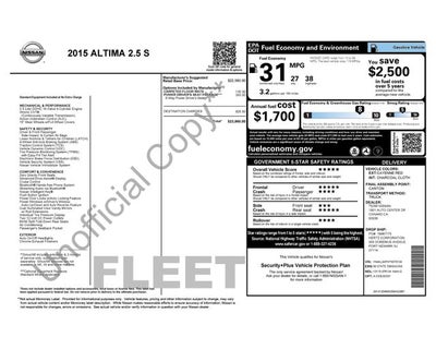 2015 Nissan Altima 2.5