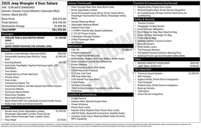 2025 Jeep Wrangler Sahara