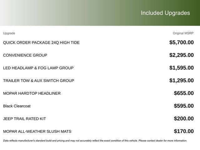 2025 Jeep Gladiator GLADIATOR HIGH TIDE 4X4