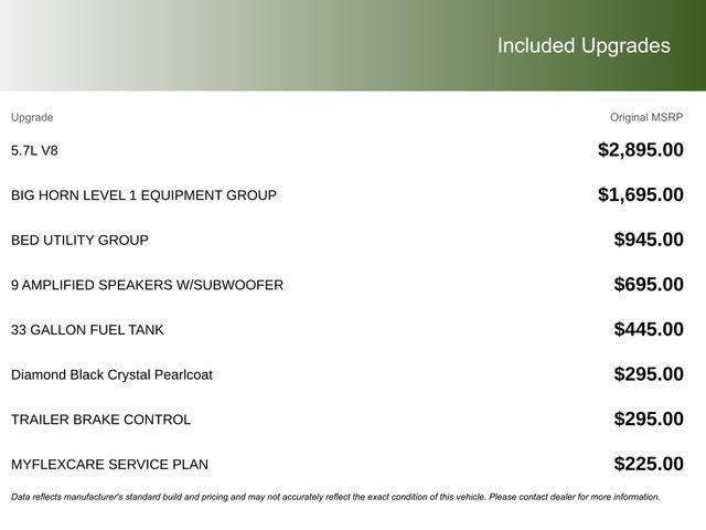 2026 RAM Ram 1500 RAM 1500 BIG HORN CREW CAB 4X4 5'7' BOX