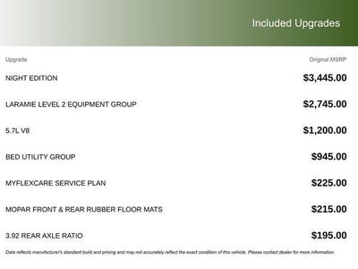 2026 RAM Ram 1500 RAM 1500 LARAMIE CREW CAB 4X4 5'7' BOX