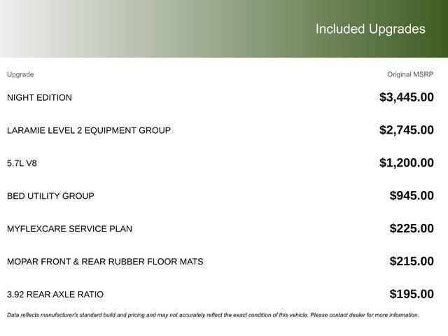 2026 RAM Ram 1500 RAM 1500 LARAMIE CREW CAB 4X4 5'7' BOX