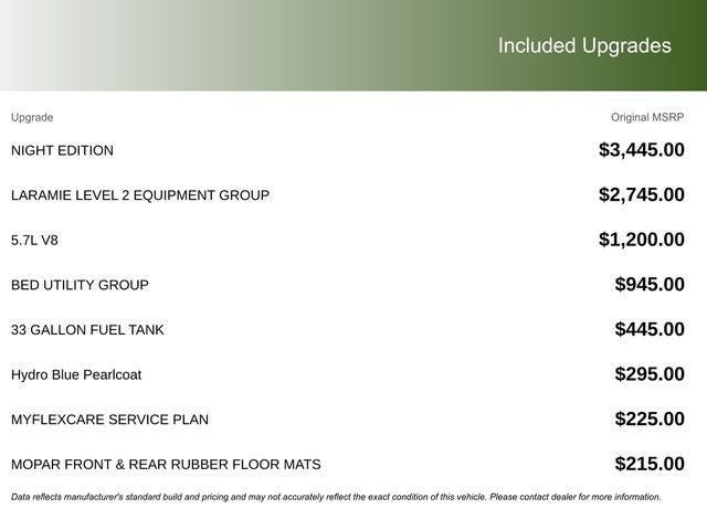2026 RAM Ram 1500 RAM 1500 LARAMIE CREW CAB 4X4 5'7' BOX