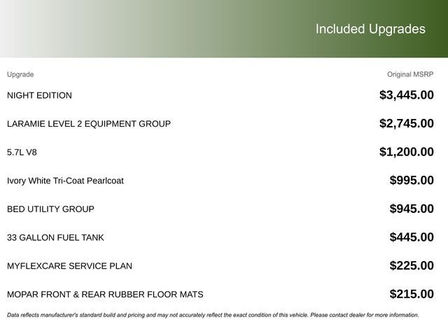 2026 RAM Ram 1500 RAM 1500 LARAMIE CREW CAB 4X4 5'7' BOX