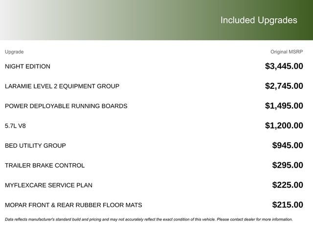 2026 RAM Ram 1500 RAM 1500 LARAMIE CREW CAB 4X4 5'7' BOX