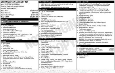 2023 Chevrolet Malibu FWD 1LT