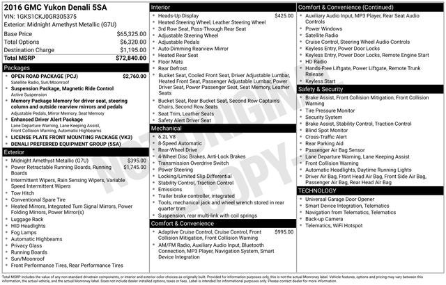 2016 GMC Yukon Denali