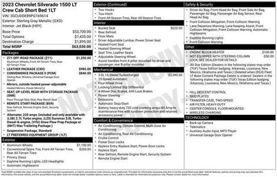 2023 Chevrolet Silverado 1500 4WD Crew Cab Standard Bed LT