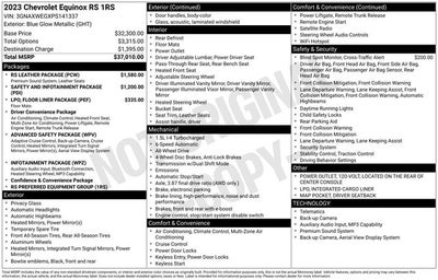 2023 Chevrolet Equinox AWD RS