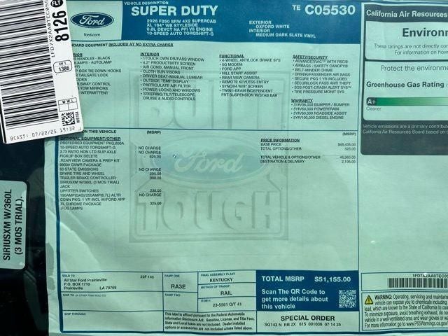 2026 Ford F-250SD XL