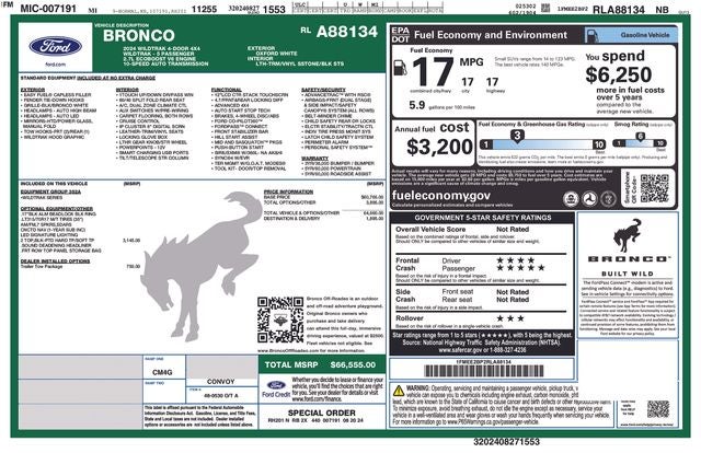 2024 Ford Bronco Wildtrak