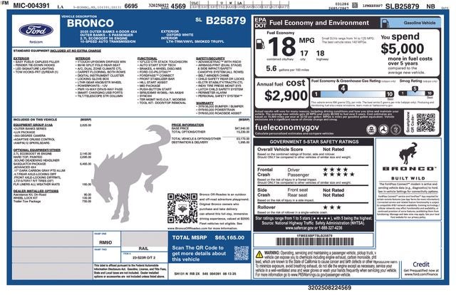 2025 Ford Bronco Outer Banks