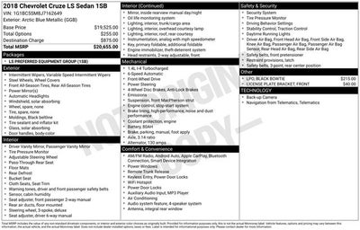 2018 Chevrolet Cruze LS